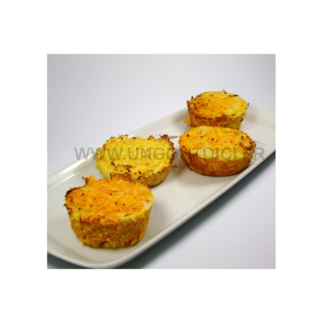 Mini gateau de carotte et céleri rapés