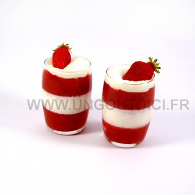 Pannacotta de fraises