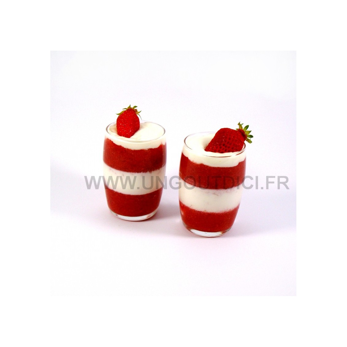 Pannacotta de fraises