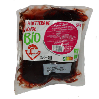 Betteraves cuites sous vide (certifié AB )