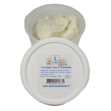 Fromage à tartiner à l'échalotte