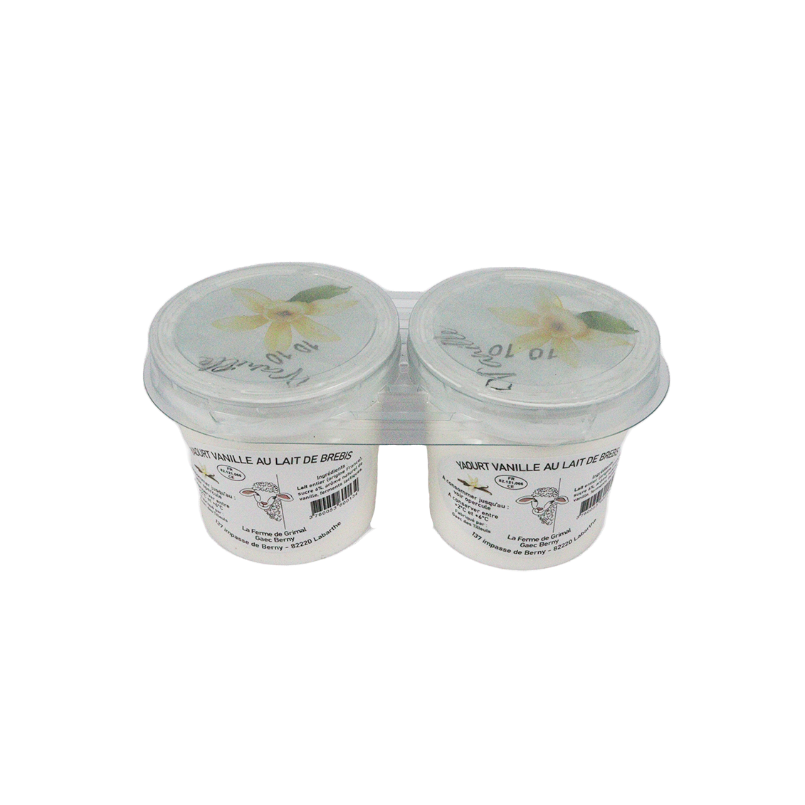 Brebis - yaourt à la vanille