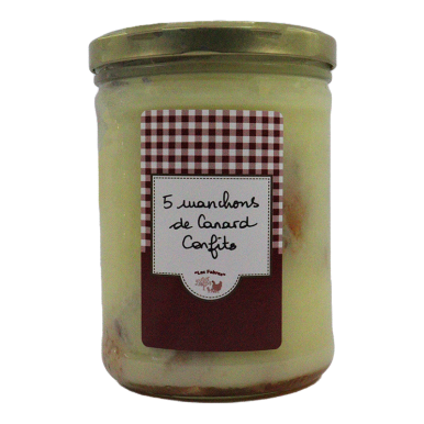 5 Manchons de canard confits