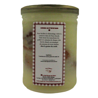 5 Manchons de canard confits