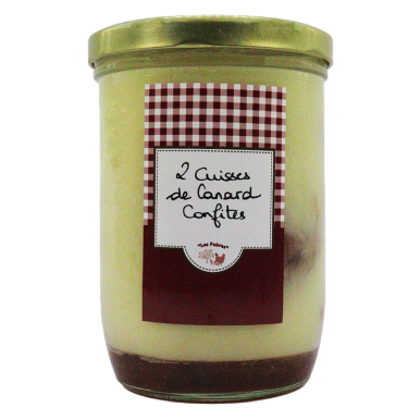 2 Cuisses de canard confites