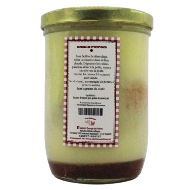 2 Cuisses de canard confites