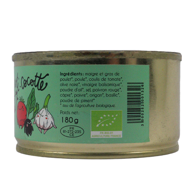 Terrine Esti'Cocotte Poulet (certifé AB)