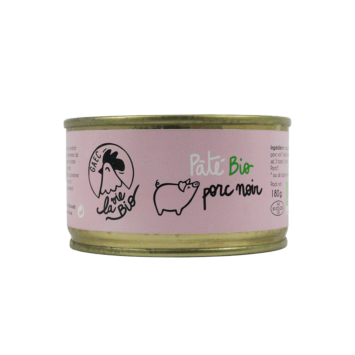 Pâté de Porc Noir (certifé AB)