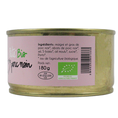 Pâté de Porc Noir (certifé AB)