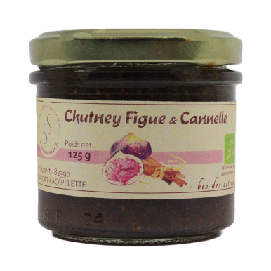 Chutney figue, canelle (Certifié AB)