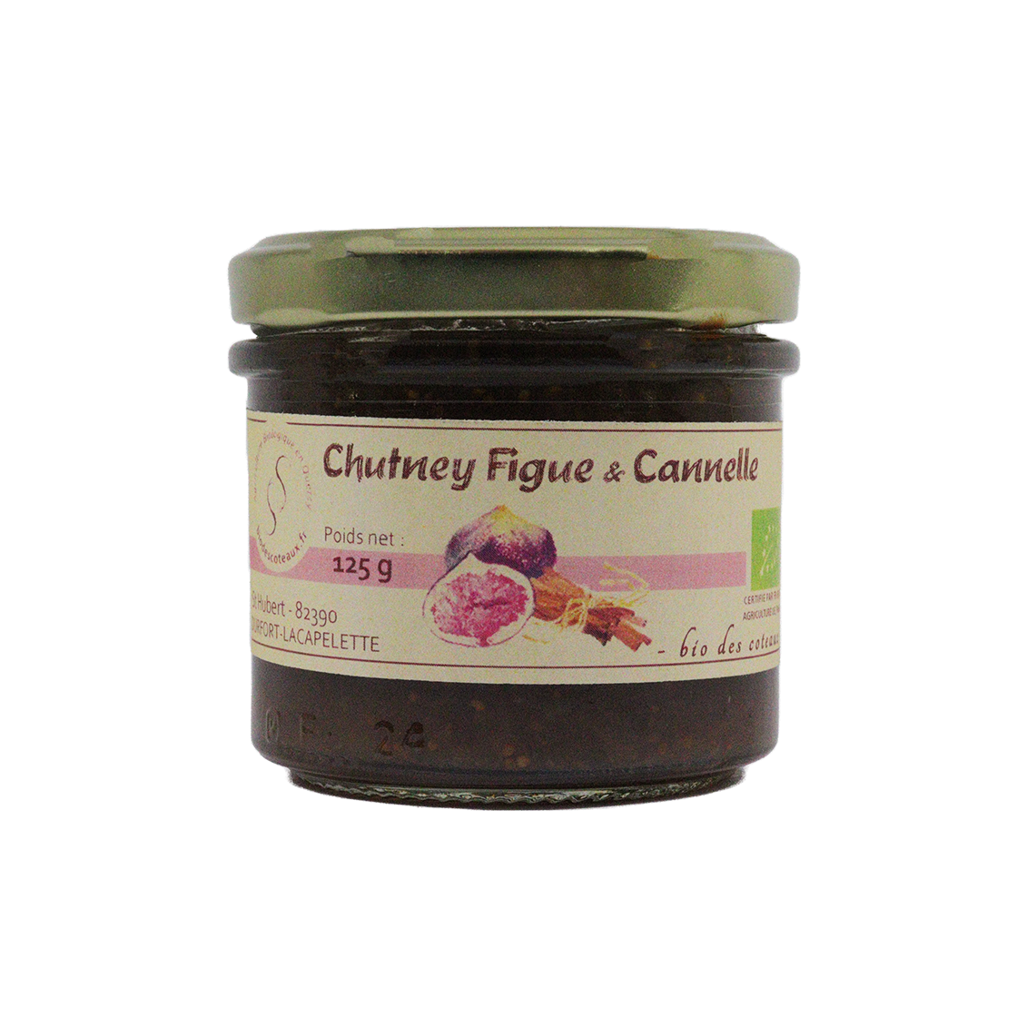 Chutney figue, canelle (Certifié AB)