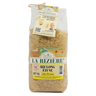 Riz long étuvé