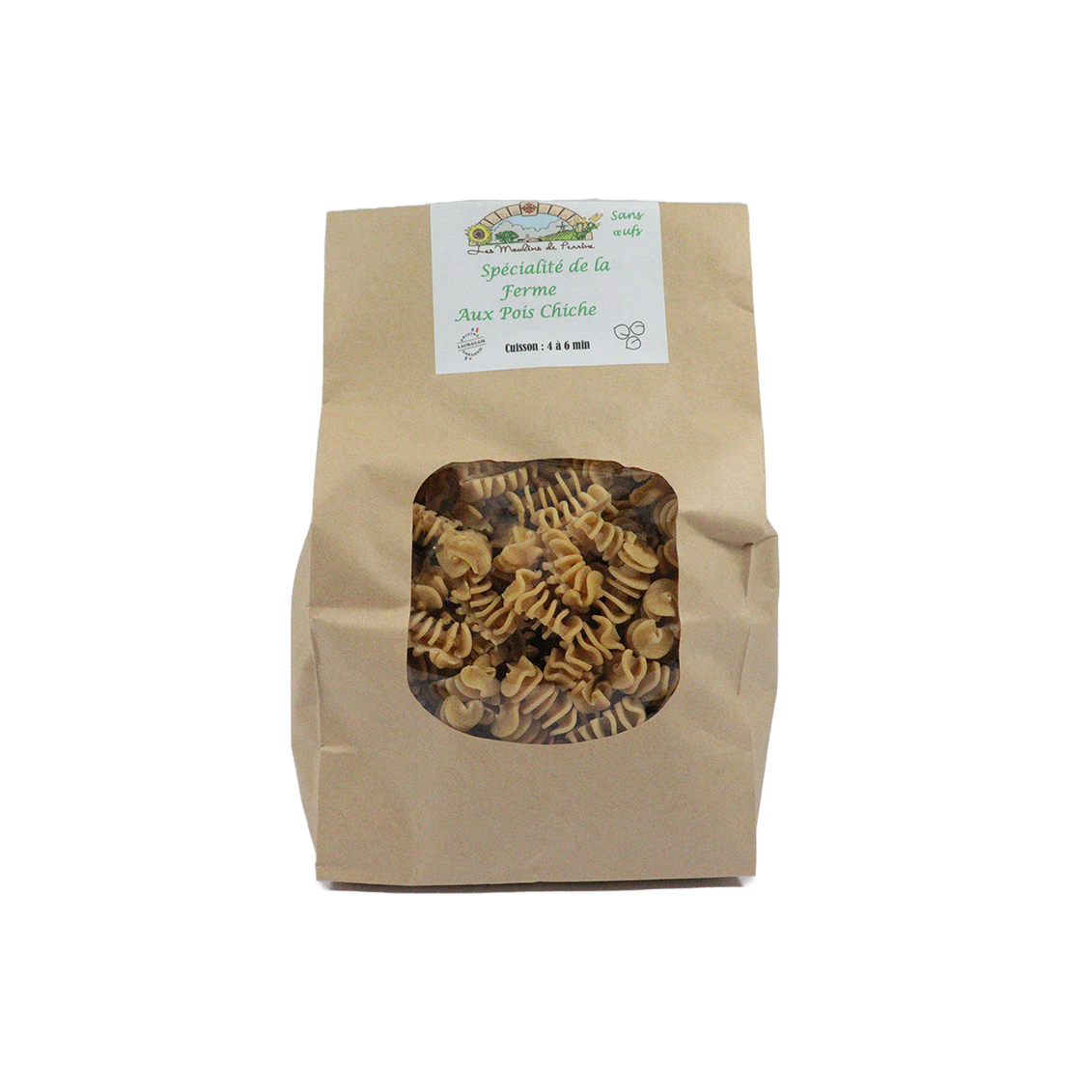 Pâtes sèches - à la farine de pois chiches