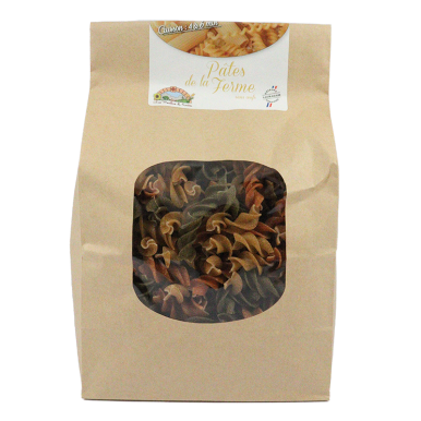Pâtes sèches - Torsettes colorées