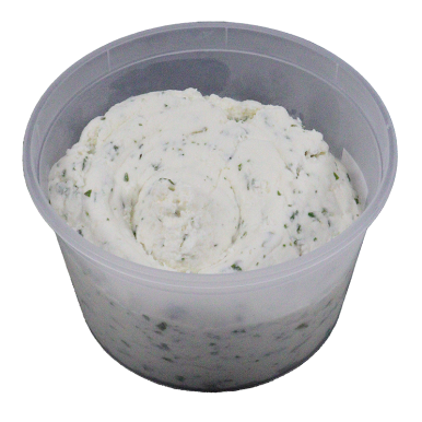 Fromage à tartiner ail et persi | Yaourts-Desserts local - Un goût d'ici