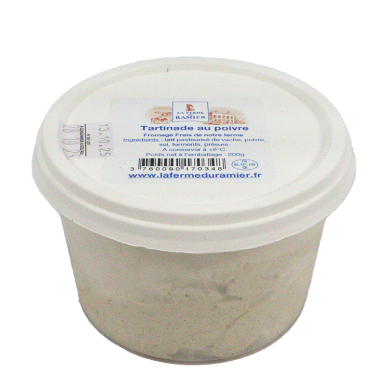 Fromage à tartiner au poivre