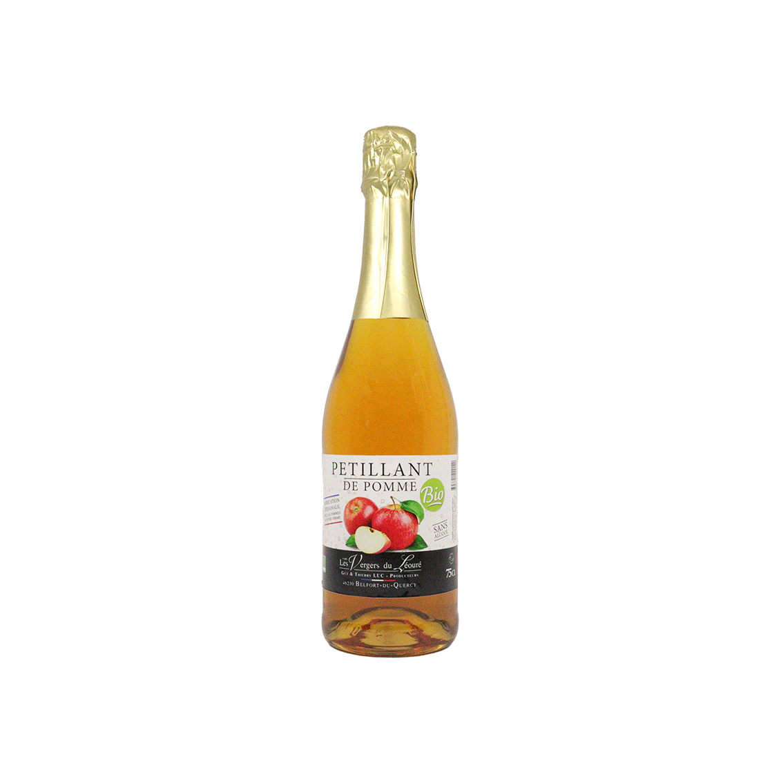 Pétillant de pommes (Certifié AB) | Jus de fruits local - Un goût d'ici