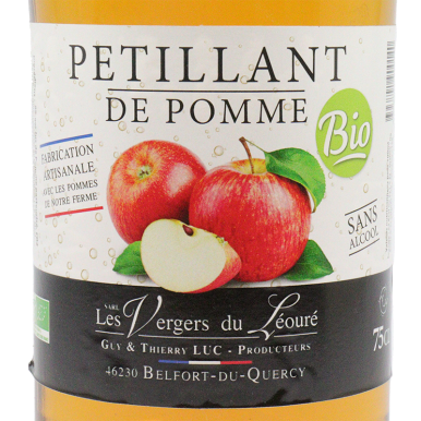Pétillant de pommes (Certifié AB) | Jus de fruits local - Un goût d'ici