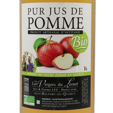 Jus de pommes (Certifié AB)