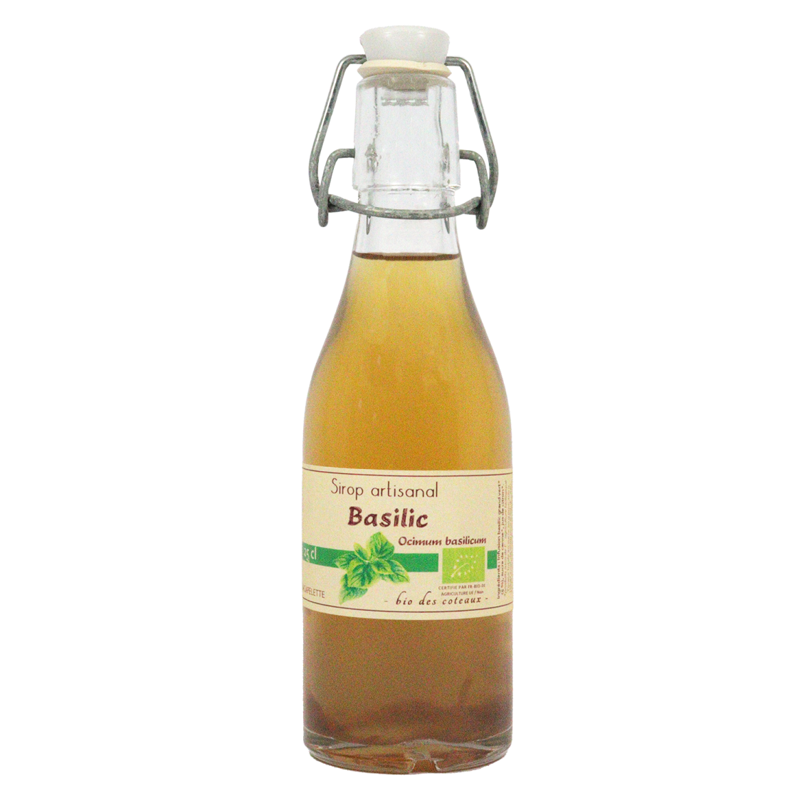 Sirop de basilic (Certifié AB)