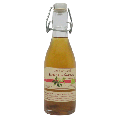 Sirop de fleur de sureau (Certifié AB)