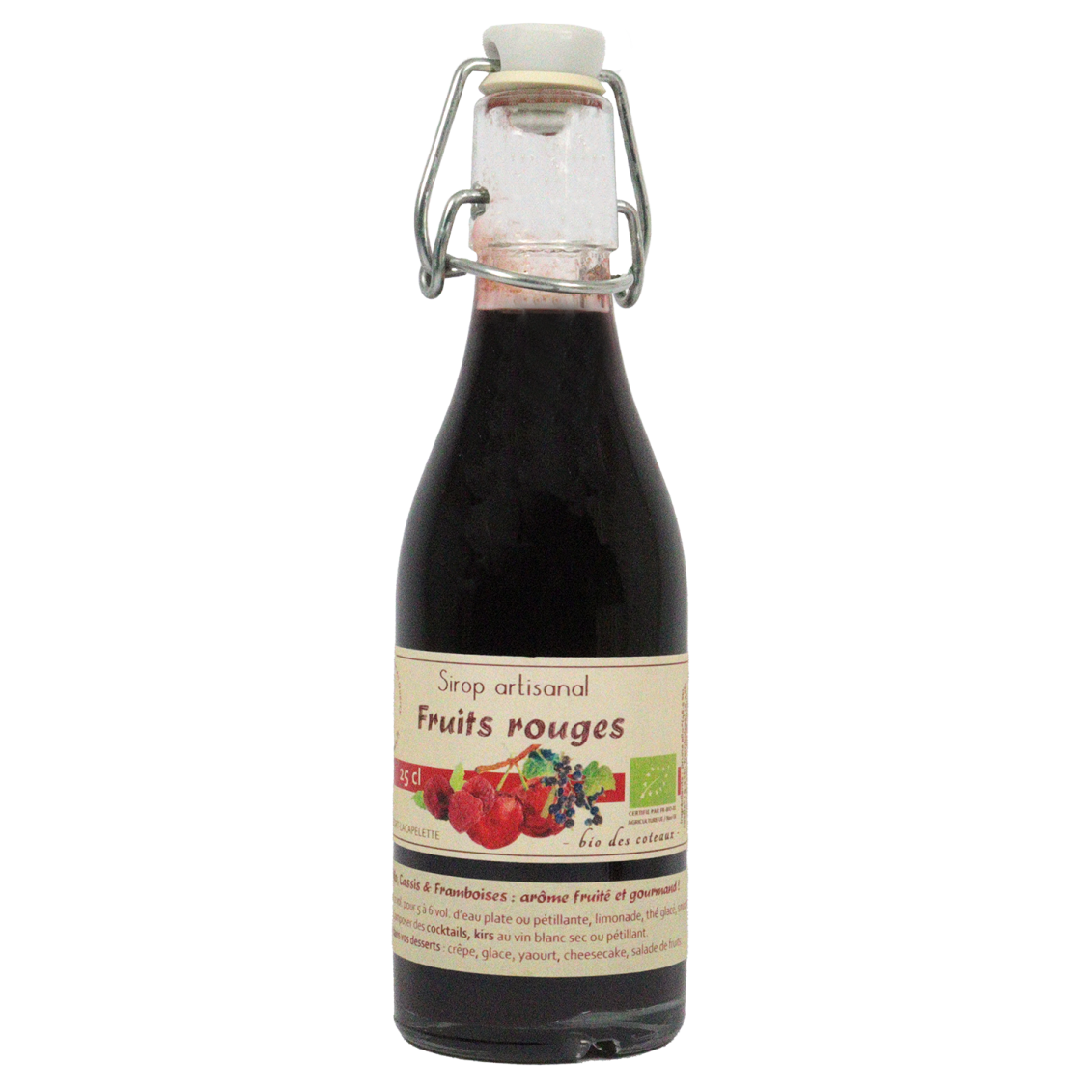 Sirop de fruits rouges (certifié AB)