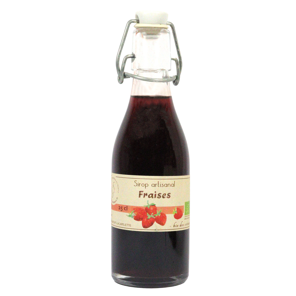 Sirop de fraise (Certifié AB)