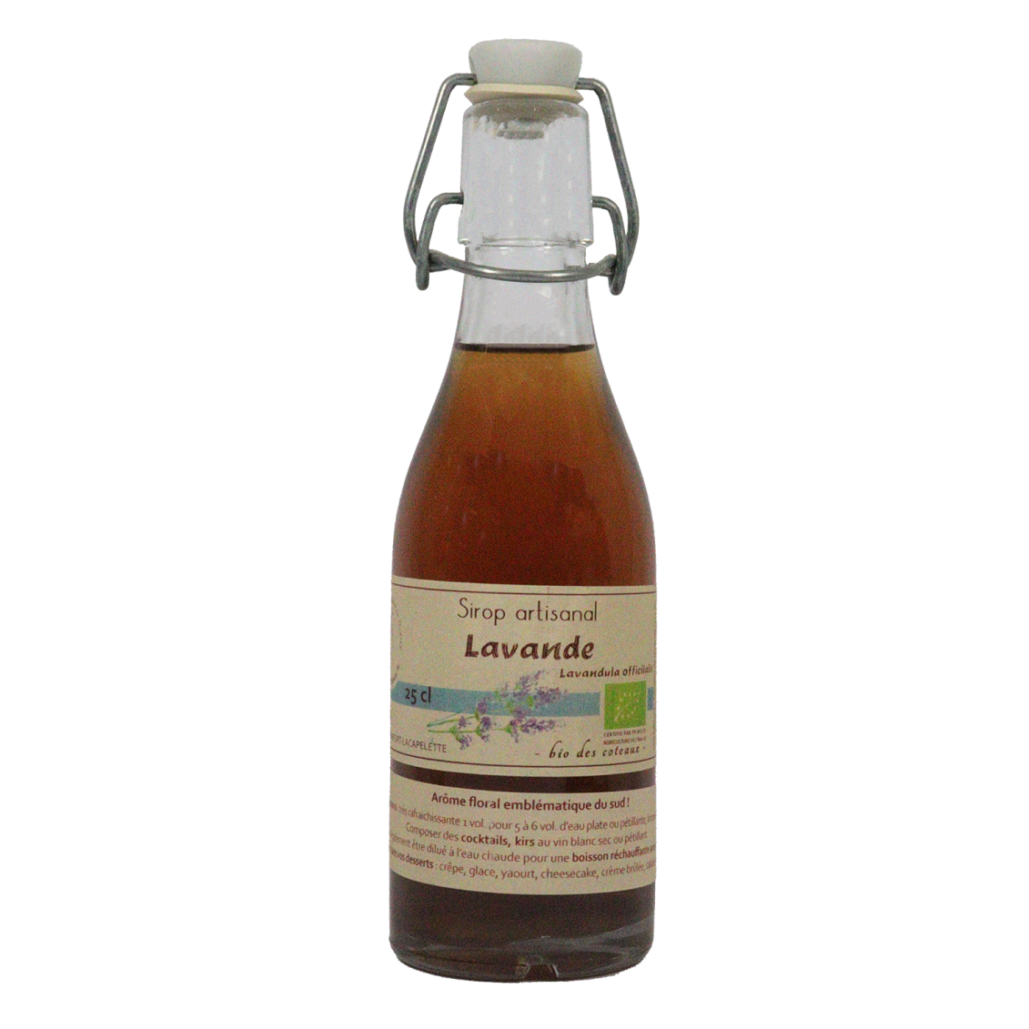 Sirop de lavande (Certifié AB)