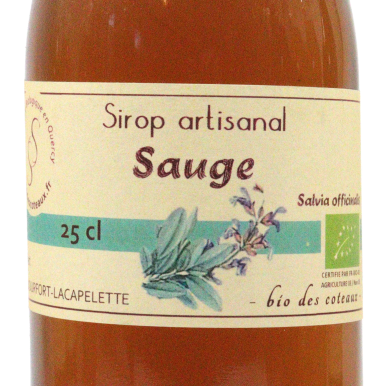 Sirop de sauge (Certifié AB)