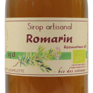 Sirop de romarin (Certifié AB)