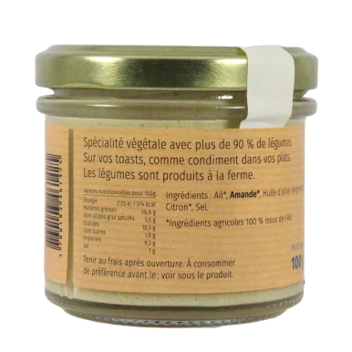 Aillade (Certifié AB) | A Tartiner local - Un goût d'ici