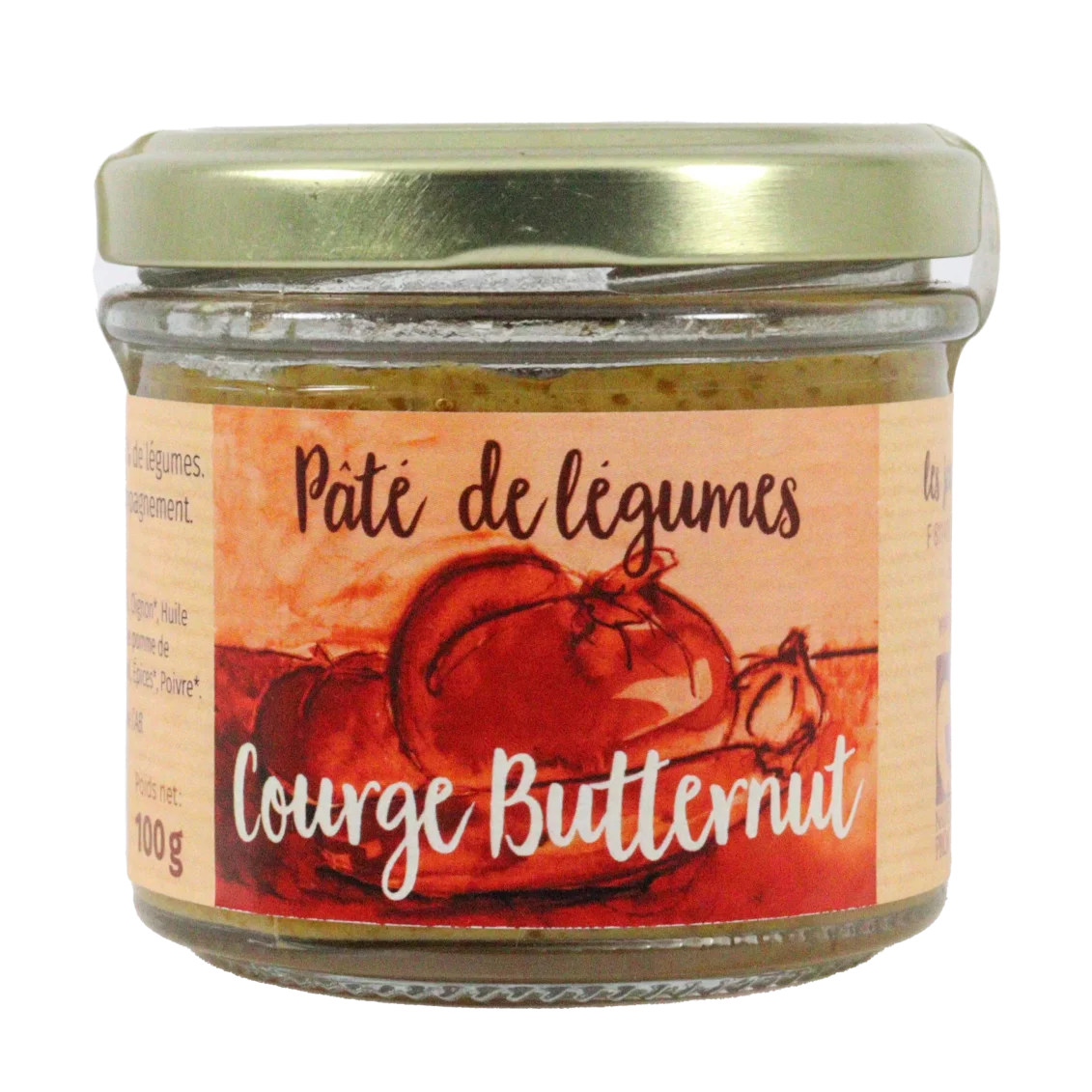 Pâté de courge butternut (Certifié AB) | A Tartiner local - Un goût d'ici
