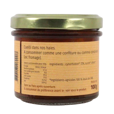 Confiture de cynorhodon (Certifié AB) | Accueil local - Un goût d'ici