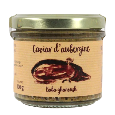 Caviar d'aubergines (Certifié AB) | A Tartiner local - Un goût d'ici