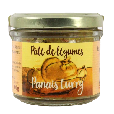 Pâté de panais curry (Certifié AB) | A Tartiner local - Un goût d'ici