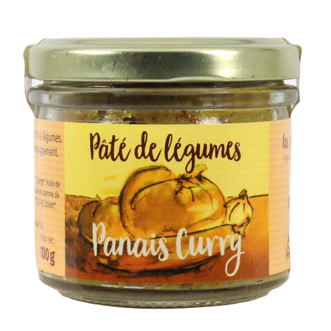 Pâté de panais curry (Certifié AB) | A Tartiner local - Un goût d'ici