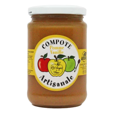 Compote de pommes vanille