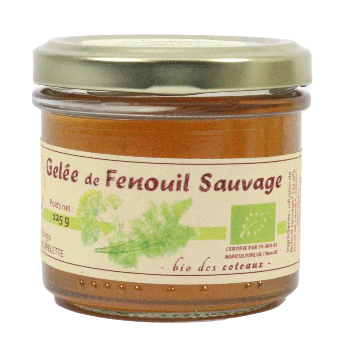 Gelée de fenouil sauvage (certifié AB)