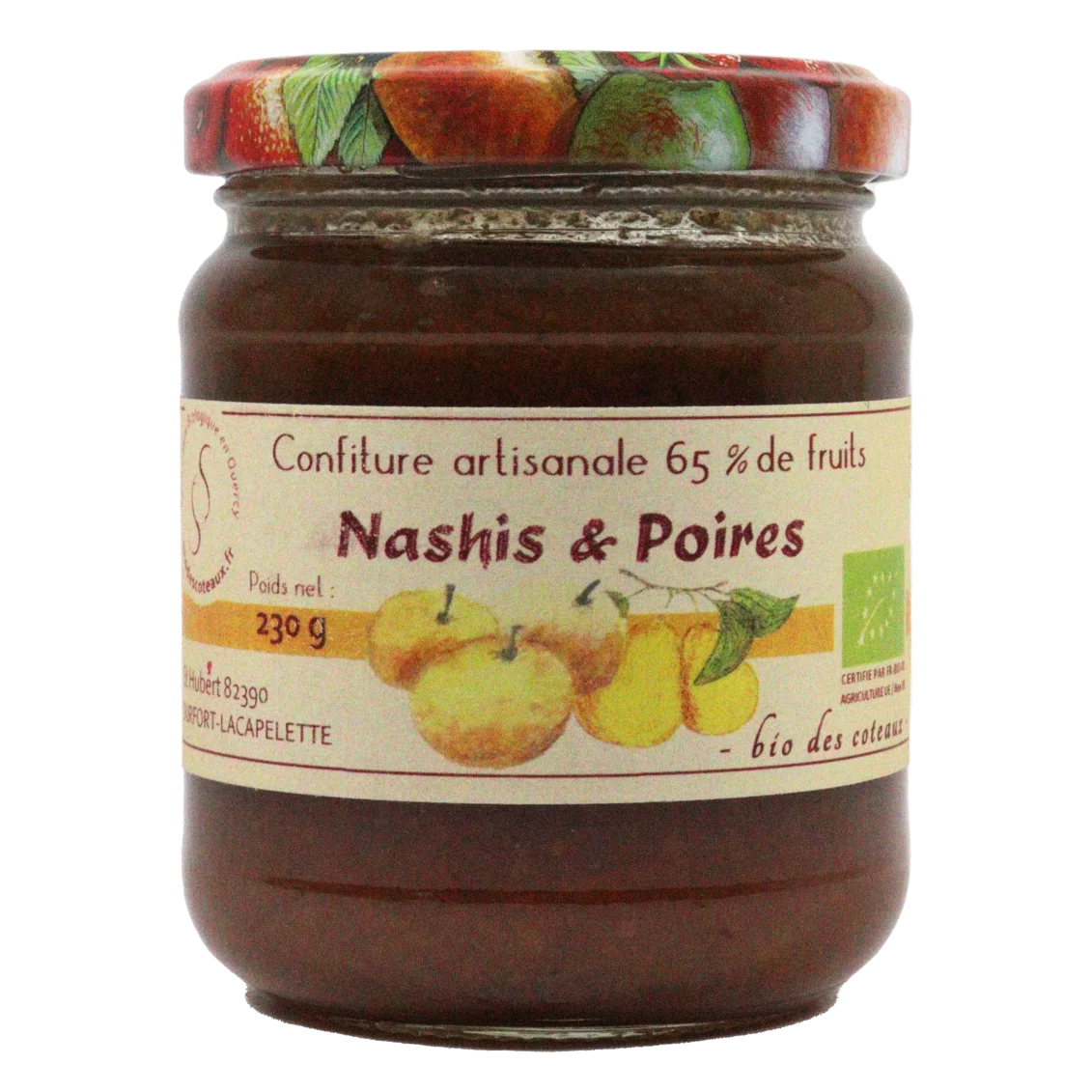 Confiture de nashi, poires (Certifié AB)