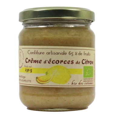 Crème d'écorce de citron (Certifié AB)