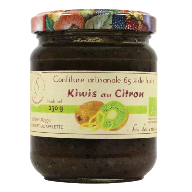 Confiture de kiwis citron (Certifié AB)