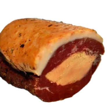 Magret de canard fourré au foie gras
