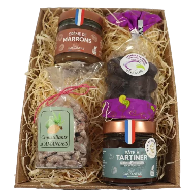 Corbeille gourmande sucrée