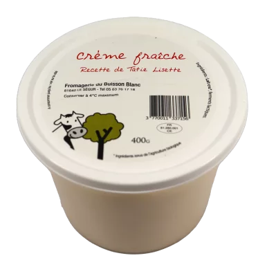 Crème épaisse crue