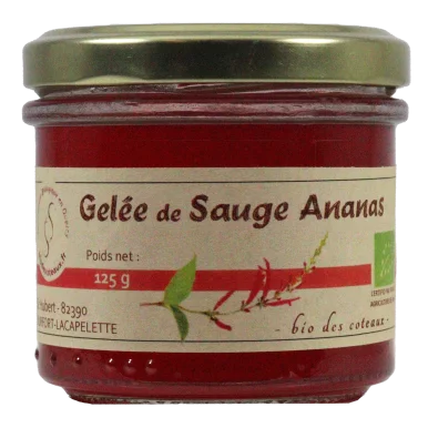 Gelée de sauge ananas (Certifié AB) | Gelées local - Un goût d'ici