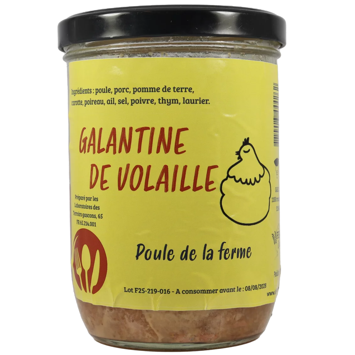 Galantine de volaille | Conserves de viande local - Un goût d'ici