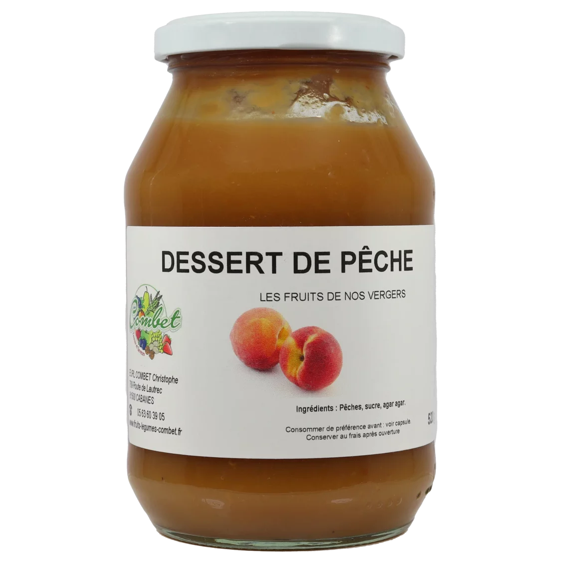 Déssert de pêche