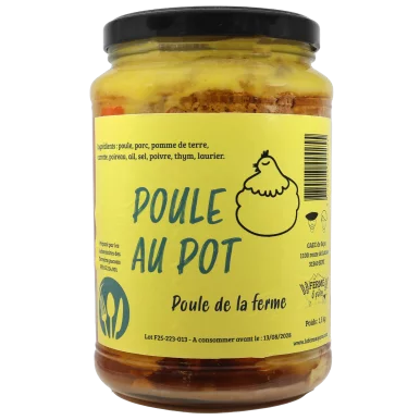 Poule au pot | Conserves de viande local - Un goût d'ici