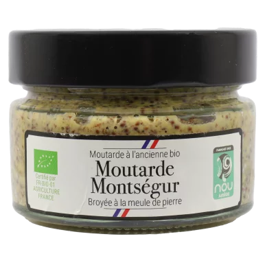 Moutarde à l'ancienne (certifié AB) | Assaisonnements-Condiments local - Un goût d'ici