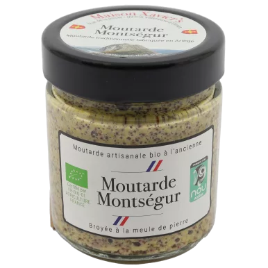 Moutarde à l'ancienne (certifié AB) | Assaisonnements-Condiments local - Un goût d'ici